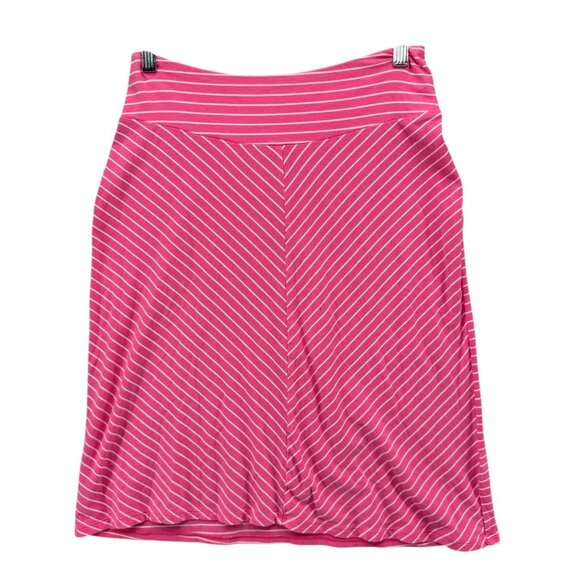Columbia PFG Omni Wick Skirt Pink White Striped Pull On Stretch Size XS - Picture 1 of 7